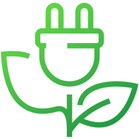 Energieeffizientes Symbol