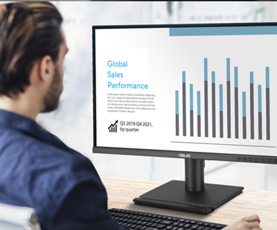 Der ASUS BE248QF Monitor ist für entfernte Arbeitsumgebungen geeignet