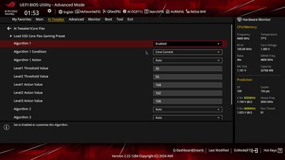 Base Clock BIOS UI Bild