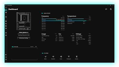 Armoury Crate Dashboard