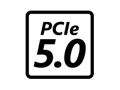 PCIe® 5.0 für Grafikkarten und M.2 Speicher