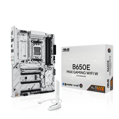 AMD B650 ATX-Mainboard, DDR5, PCIe® 5.0 Ready, drei M.2-Steckplätze, Wi-Fi 6E, Realtek 2.5 Gb Ethernet, DisplayPort™, HDMI™, rückseitiger USB 10 Gbps Typ-A & Typ-C® Unterstützung, BIOS FlashBack™, Aura Sync