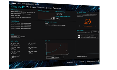 PBO Enhancement UI-Einstellung.