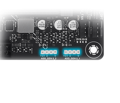 RGB-Dekorationslinie