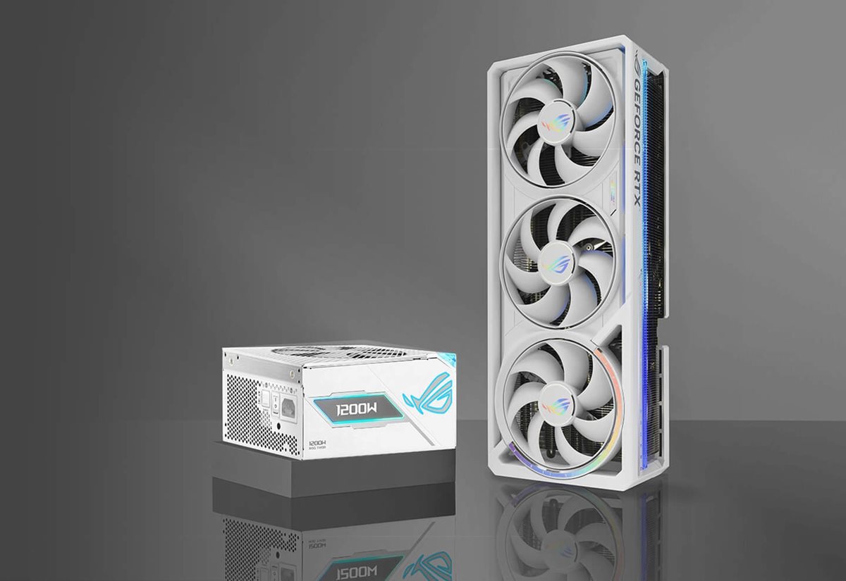 ROG Astral Grafikkarte mit ROG Thor III Netzteil