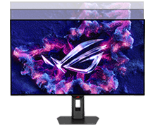 Der Ständer des XG32UCWMG ist höhenverstellbar