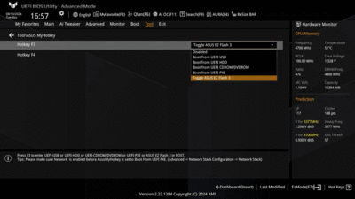 Ein kurzes Video, das zeigt, dass ASUS MyHotkey über das BIOS eingerichtet werden kann.