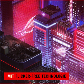 Monitor mit ASUS Flicker Free-Technologie